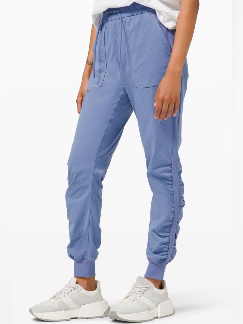 Lululemon beyond the studio jogger women’s size 0 blue water drop joggers pants